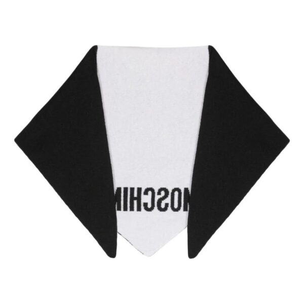 Moschino  logo-print two-tone scarf
