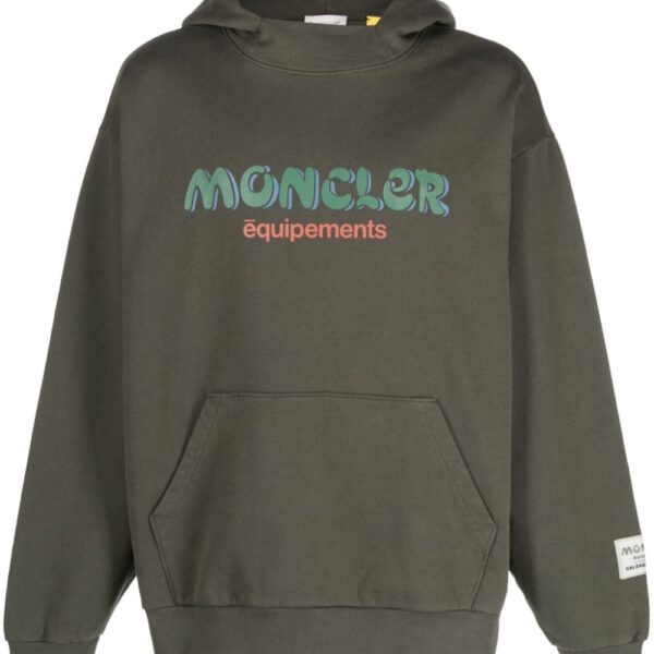 Moncler x Salehe Bembury logo-print hoodie
