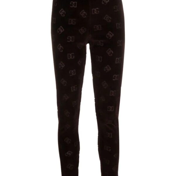 Dolce & Gabbana  logo-debossed cotton leggings