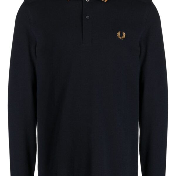 Fred Perry logo-embroidered cotton polo shirt
