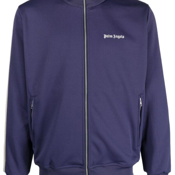Palm Angels  logo-print stripe-detail track jacket