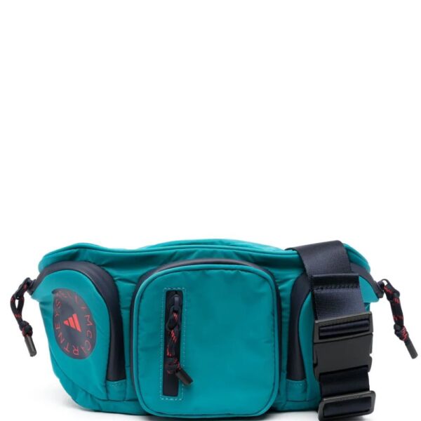adidas by Stella McCartney  logo-patch zipped belt bag