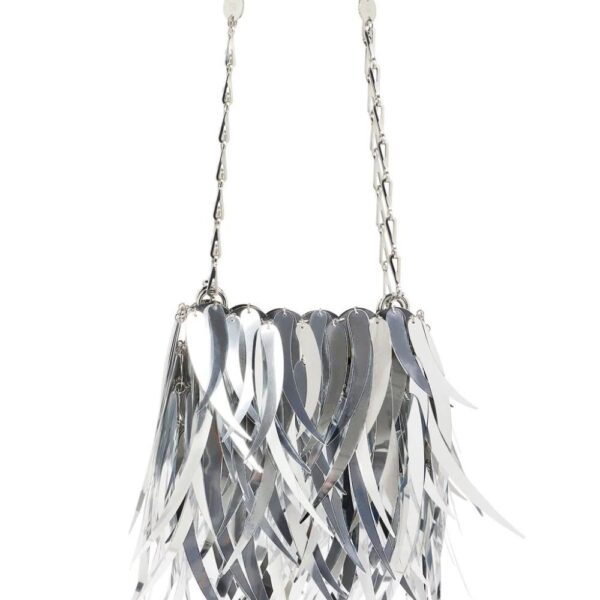 Rabanne  Nano metallic-fringe shoulder bag