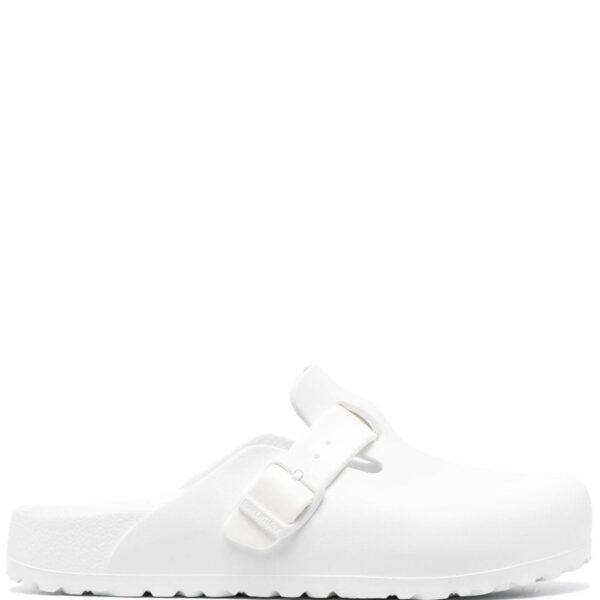 Birkenstock Boston debossed-logo slides