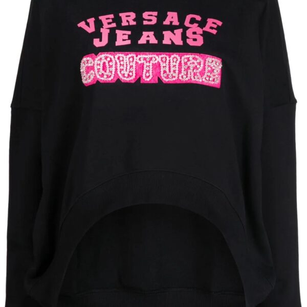 Versace  logo-print cotton sweatshirt