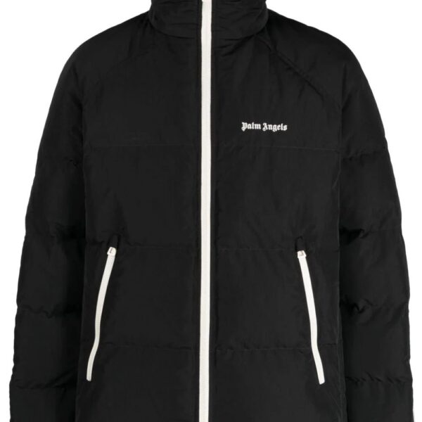 Palm Angels  logo-print padded jacket