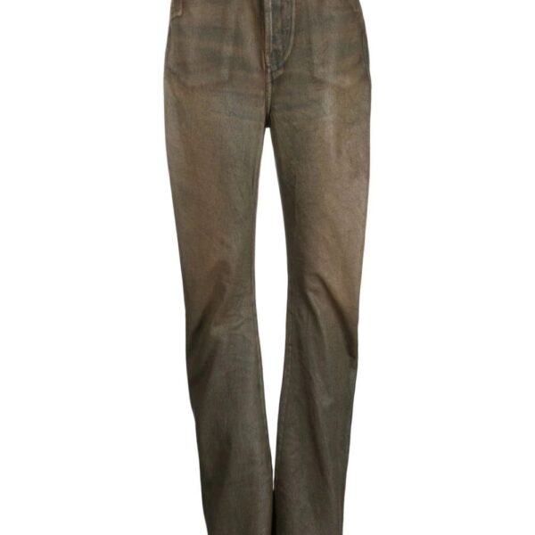 Acne Studios  relaxed fit coated jeans