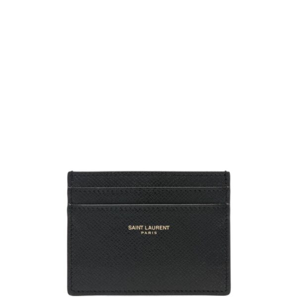 Saint Laurent logo-embossed leather cardholder