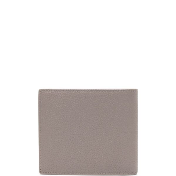 Saint Laurent YSL logo-plaque leather wallet