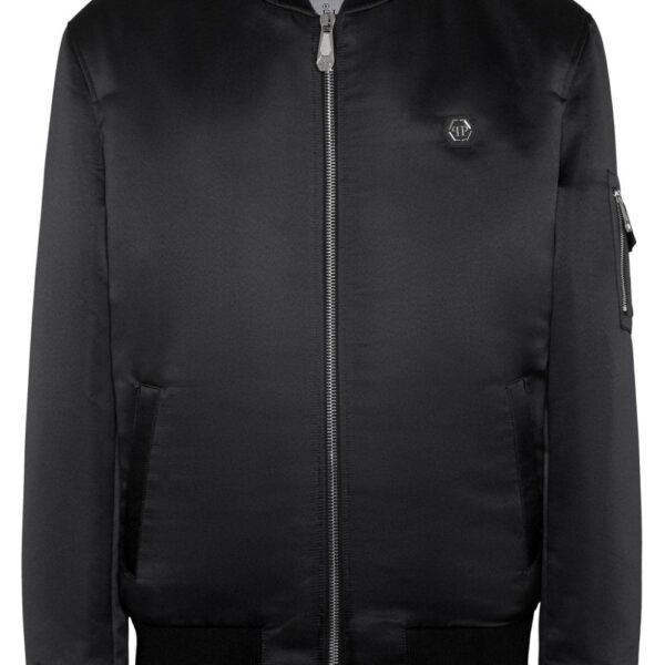 Philipp Plein  satin-finish bomber jacket