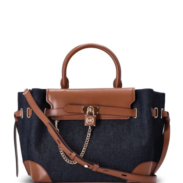 Michael Michael Kors padlock-detail denim tote bag