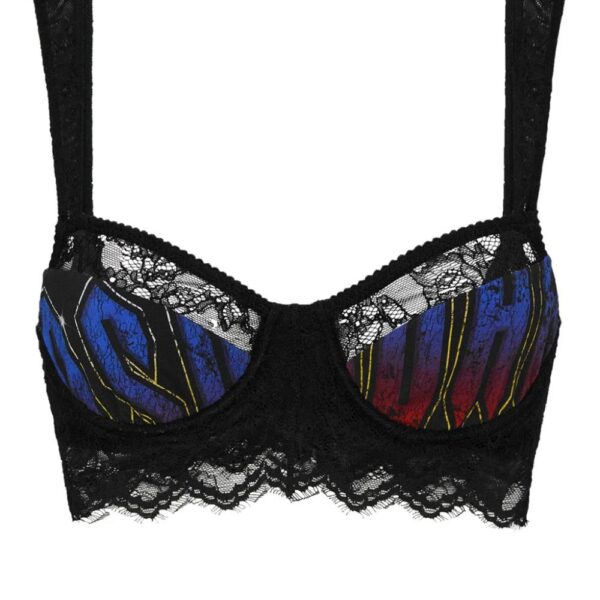 DSQUARED2  decorative-stitching lace bra