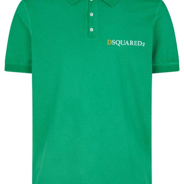 Dsquared2  logo-print cotton polo shirt