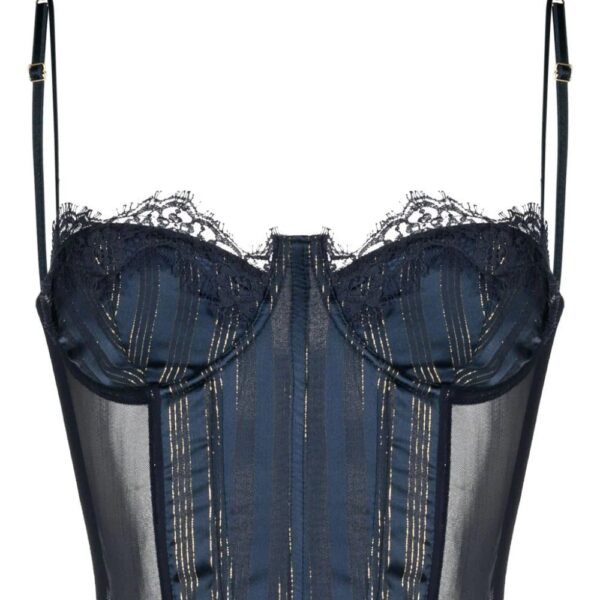 Oséree  lurex corset bra