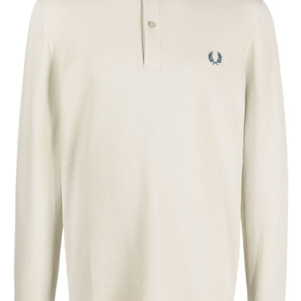 Fred Perry logo-embroidered cotton polo shirt
