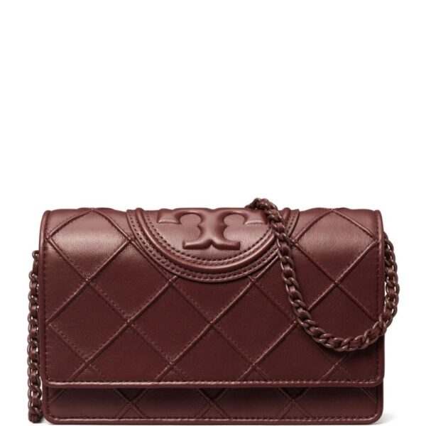 Tory Burch Fleming checked mini bag