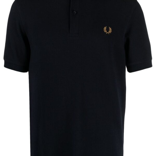 Fred Perry logo-embroidered cotton polo shirt