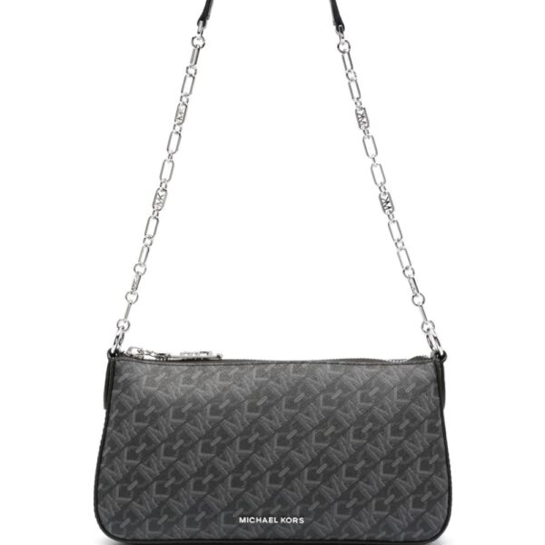 Michael Michael Kors logo-plaque monogram-print shoulder bag