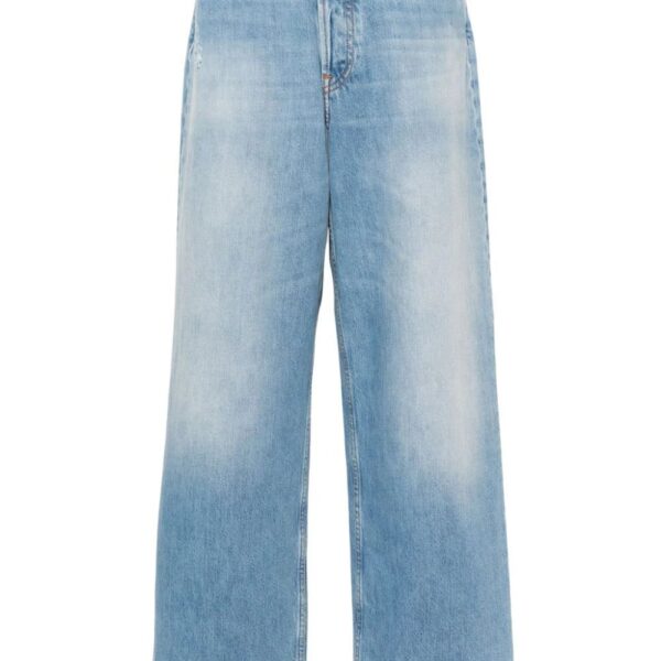 Acne Studios  high-rise wide-leg jeans