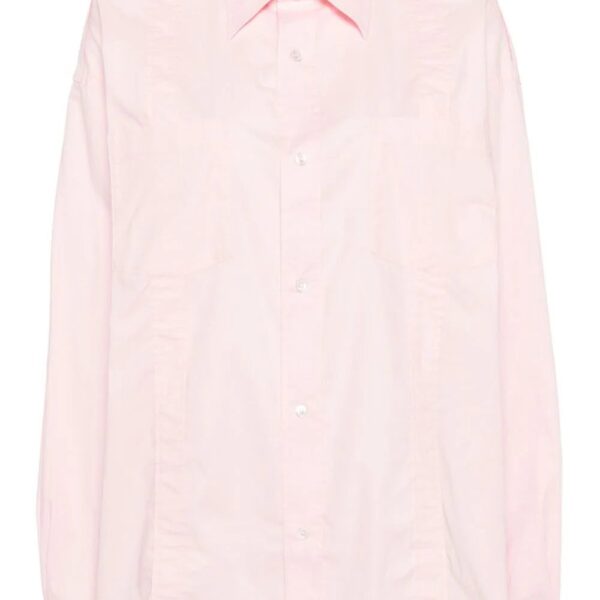 Acne Studios  tape-detail classic-collar shirt