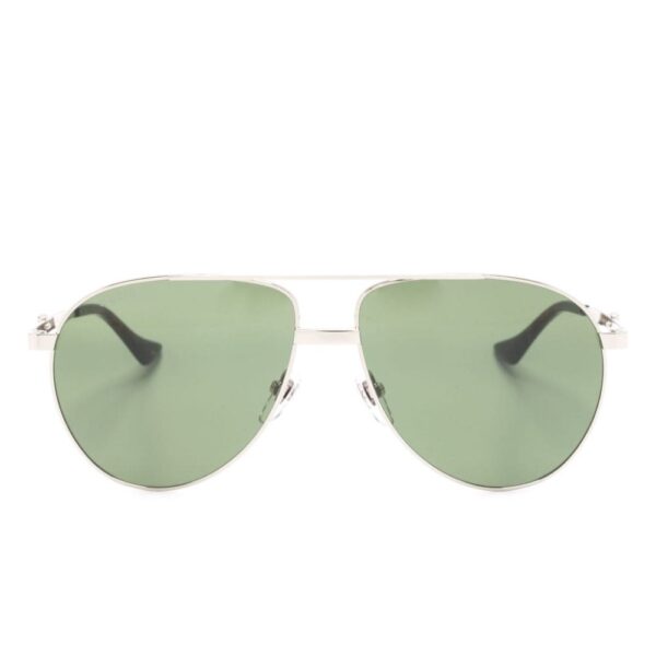 Gucci Eyewear logo-engraved oversize-frame sunglasses