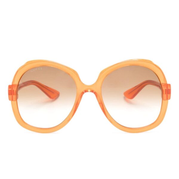 Gucci Eyewear logo-plaque oversize-frame sunglasses