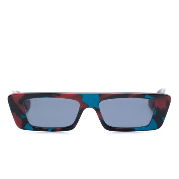 Gucci Eyewear tortoiseshell rectangle-frame sunglasses