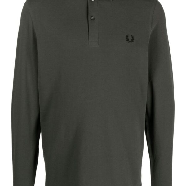 Fred Perry logo-embroidered cotton polo shirt
