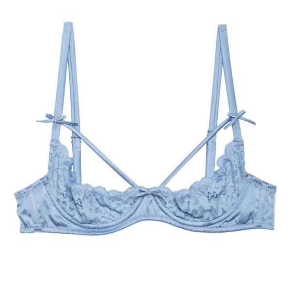 Fleur Du Mal  Charlotte peekaboo bra
