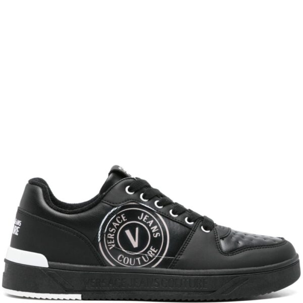 Versace Jeans Couture Starlight logo-print leather sneakers