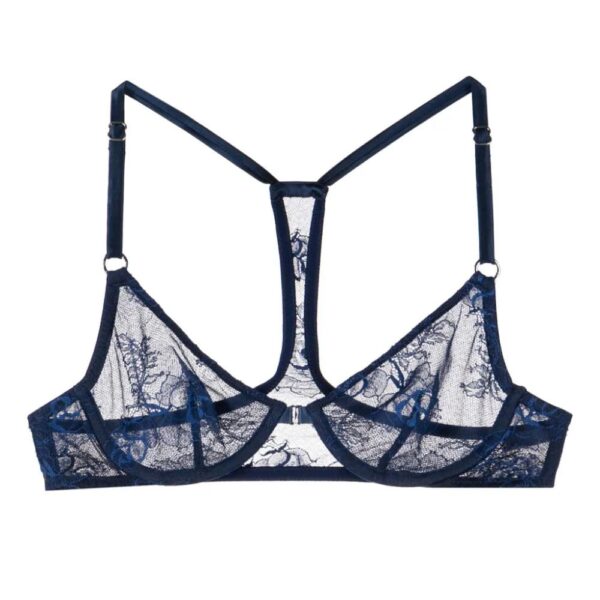 Fleur Du Mal  Boquet Lace racerback demi bra