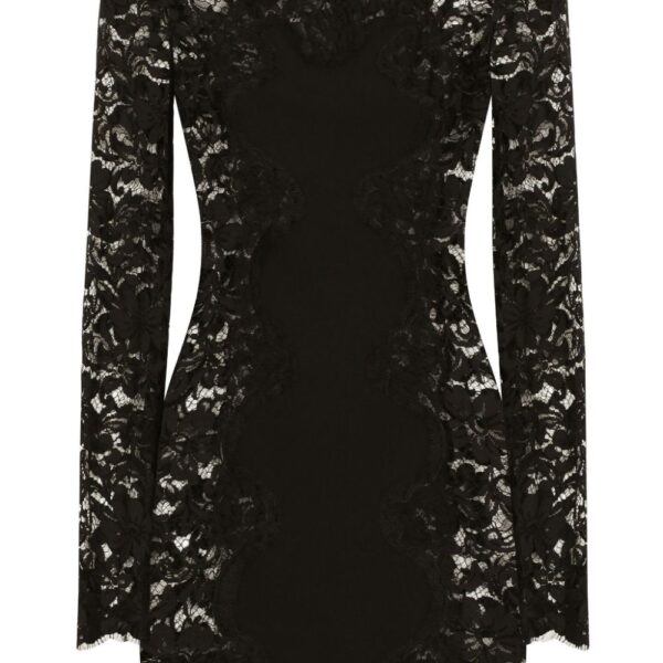 Dolce & Gabbana semi-sheer lace minidress
