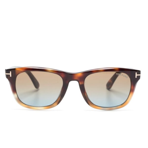 TOM FORD Eyewear tortoiseshell wayfarer-frame glasses