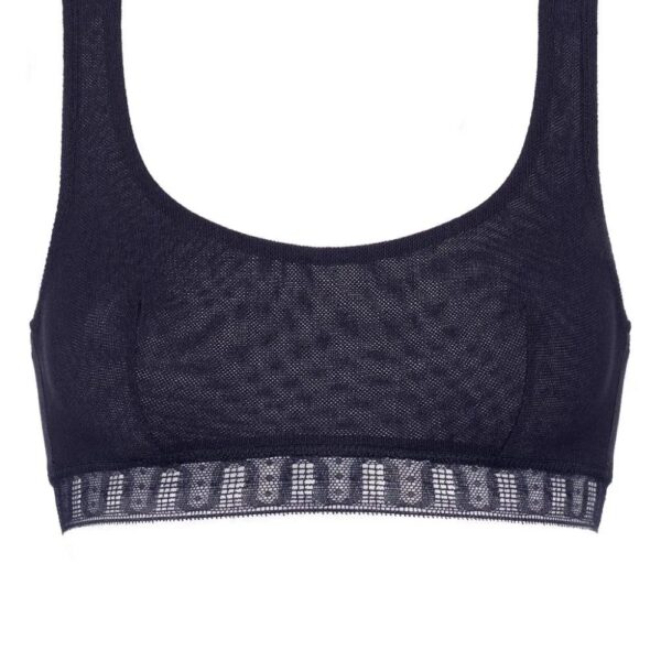 ERES  Chiffon crop top bra