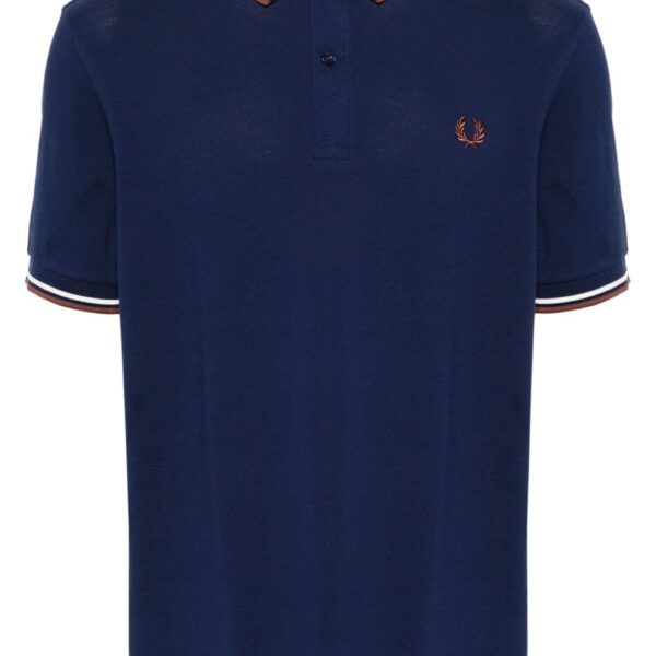 Fred Perry logo-embroidered cotton polo shirt