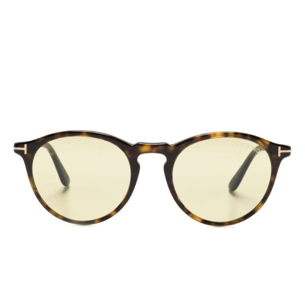 TOM FORD Eyewear Arele tortoiseshell pantos-frame sunglasses