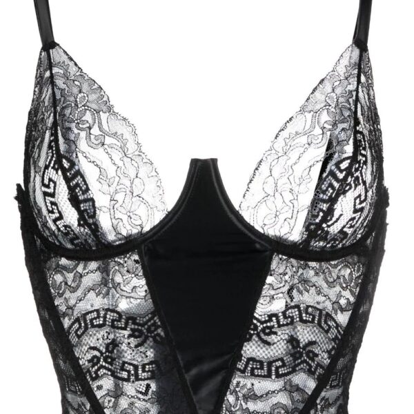 Versace  corset-style lace bra