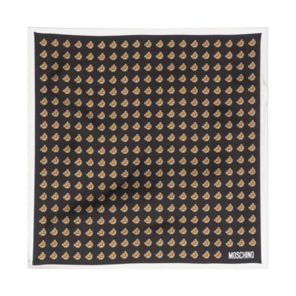Moschino  Teddy Bear silk scarf