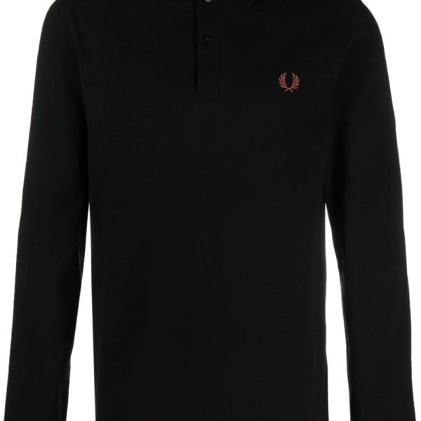 Fred Perry logo-embroidered cotton polo shirt