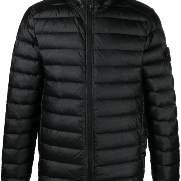 Stone Island  Compass-patch puffed jacket