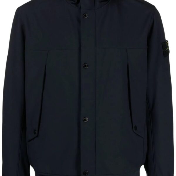 Stone Island  Light Soft Shell-R hooded jacket