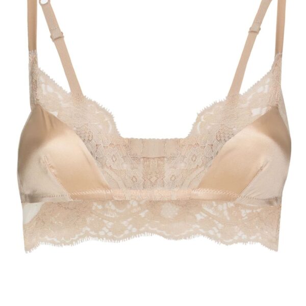 Dolce & Gabbana  lace-trim satin bralette
