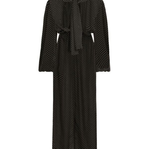 Dolce & Gabbana polka-dot print maxi dress