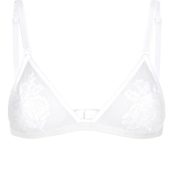 Dolce & Gabbana  floral-motif triangle bra