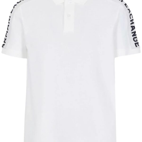 Armani Exchange  logo-print cotton polo shirt