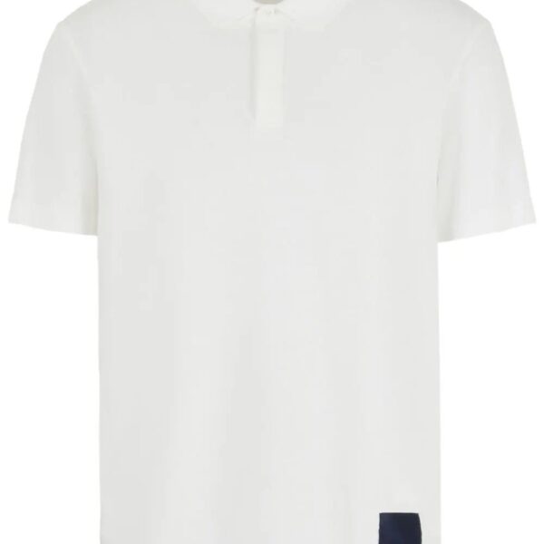 Armani Exchange  logo-appliqué polo shirt