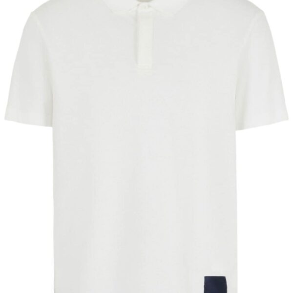 Armani Exchange logo-appliqué polo shirt