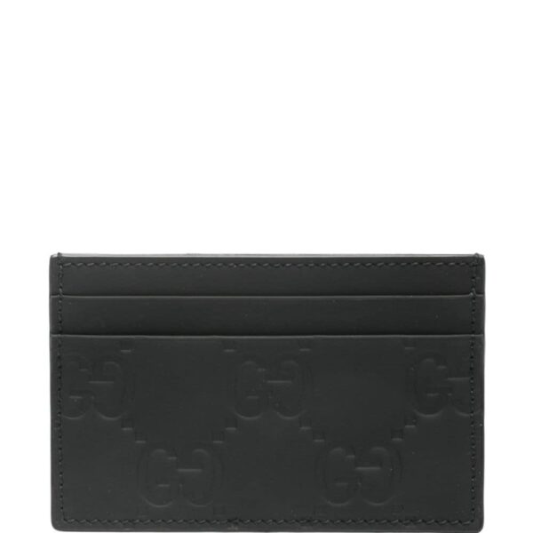 Gucci GG Supreme leather card holder