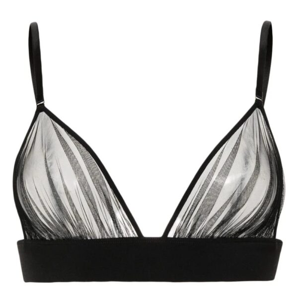 Maison Close  elasticated-underband mesh bra