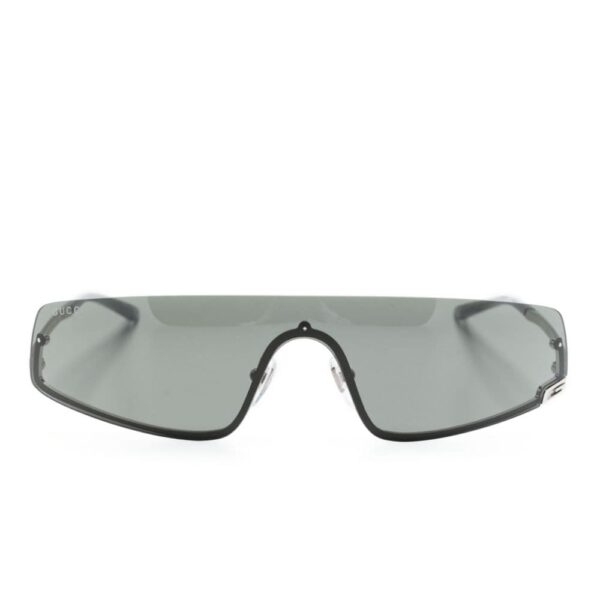 Gucci Eyewear Square-G-motif shield-frame sunglasses